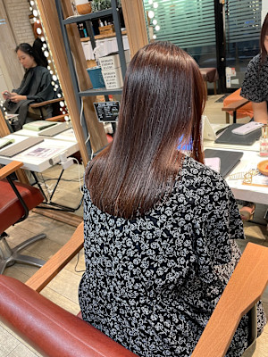 縮毛矯正×カラー