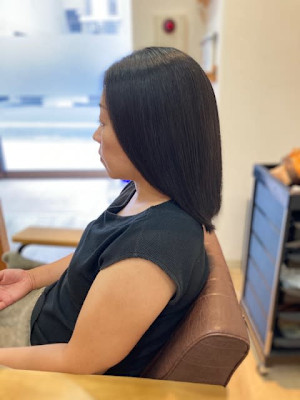 お客様髪質改善データ1391（酸熱ストレート）