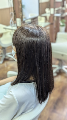 髪質改善×カラー