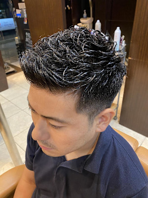 アイロンパーマ