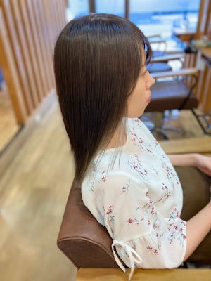 お客様髪質改善データ1392（ミントアッシュ）