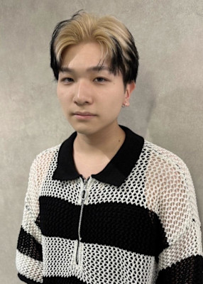 miu&清水大誠　エンドカラー　韓国ヘア