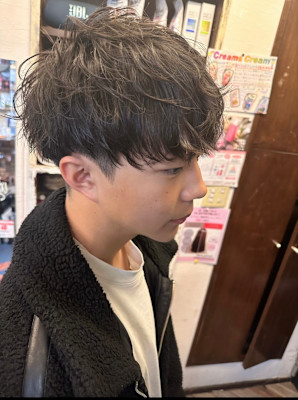 men's デザインカット《ルードマッシュ》