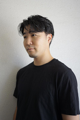 センターパート/スパイラルパーマ/平塚美容室