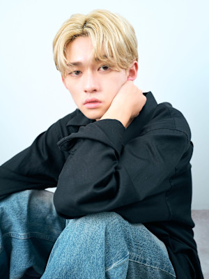 【吉田智哉】メンズパーマ、メンズセンターパート、7:3パート