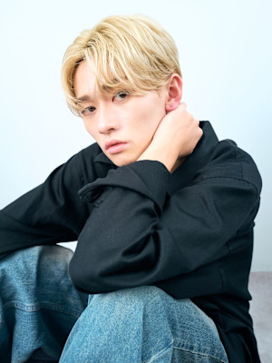 【吉田智哉】メンズパーマ、メンズセンターパート、7:3パート