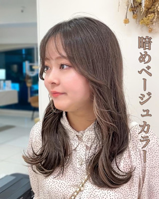 『暗めベージュカラー』秋に向けておすすめです