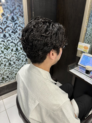 King Gnu常田風黒髪パーマ【錦糸町北口】