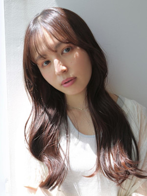 韓国風うるツヤレイヤースタイル