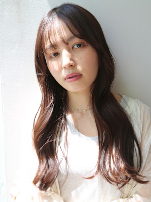 韓国風うるツヤレイヤースタイル