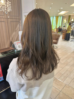 グレージュ　韓国ヘア 10代20代30代