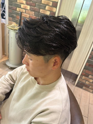 ラフカール　毛流れパーマ　メンズパーマ 10代20代30代