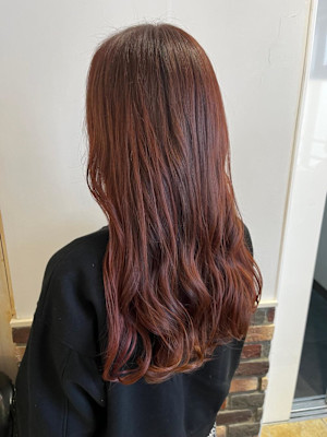 暖色カラー　お客様スタイル