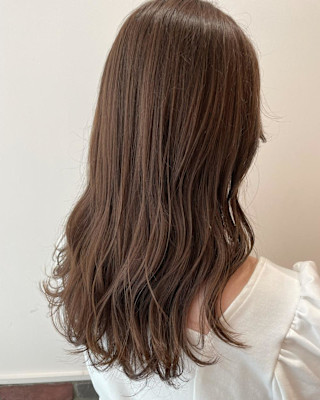 浅草　韓国ヘア　レイヤー　グレージュ　20代30代40代