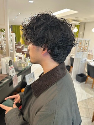 メンズカット　外国人風スペインカール/10代20代30代