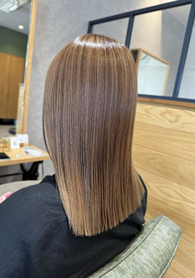 ミルクティーベージュハイライト