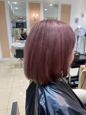 スモーキーピンクカラー！