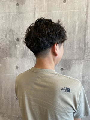 マッシュ×ツイストスパイラルパーマ