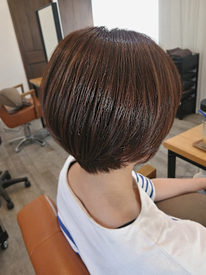 白髪ぼかしハイライト