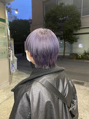 前髪/アンブレラカラー/こなれミディ/イメチェン/ウェーブ