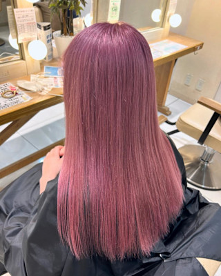 [aina]ダブルカラー/ブリーチ/ピンク