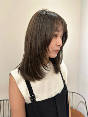 池袋 イルミナカラー レイヤーカット 小顔  透明感カラー♪
