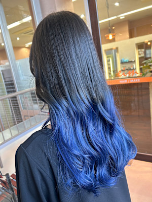 BLUE×グラデーション