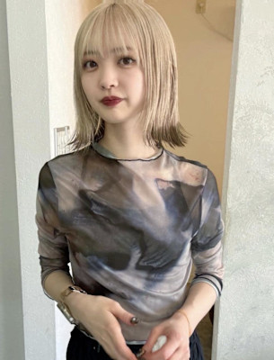 エンドカラー/ハイトーンベージュ/ホワイトベージュ＿＿下北沢