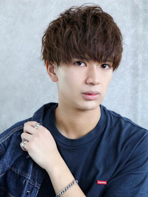 ソフトツーブロック ナチュラル ラフ束 マッシュ 福岡 大名