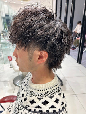 束感スパイラルパーマ