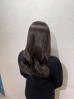 ナチュラルブラウン/ダークトーン/艶髪/イルミナカラー/池袋