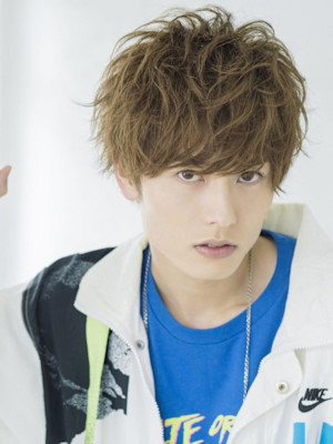 ラフ無造作ミックスマッシュショート シャドウパーマ 天神 