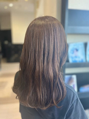 ツヤツヤ♪透明感カラー