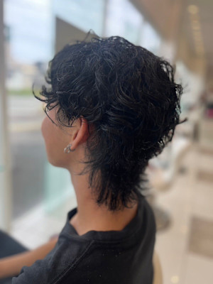 メンズマッシュウルフ