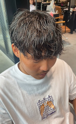 ◎爽やかな波巻きパーマ