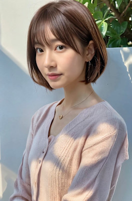 大人可愛いひし形ダークブラウン