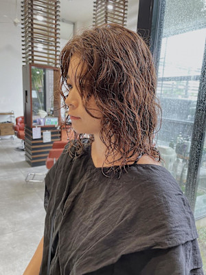 【ウェーブパーマ/佐藤杏丸】