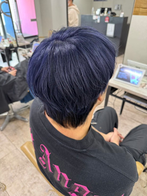 ネイビーブルーウルフレイヤーケアブリーチ所沢