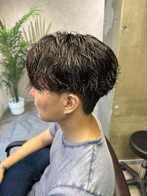 miu&宇都宮良太　メンズお洒落パーマ