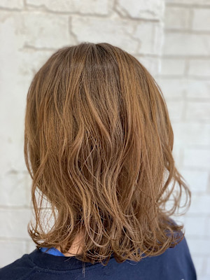 ミルクティーベージュボブケアブリーチ所沢