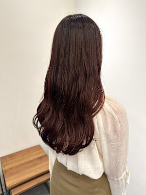 池袋 髪質改善 ピンク チェリーレッド 秋冬カラー♪