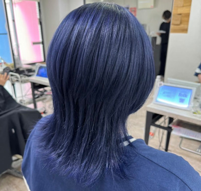 ネイビーブルーウルフレイヤーケアブリーチ所沢練馬ひばりヶ丘