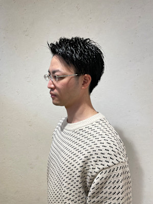 afumty×メンズ×アップバング