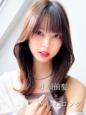 【艶感★シースルーバング】韓国ヘア20代30代ウェーブ巻き髪