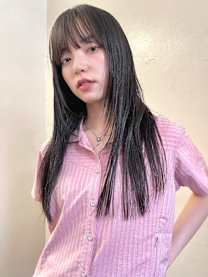 ワイドバング_ナチュラルロング