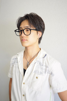 センターパート／メンズショート／平塚美容室