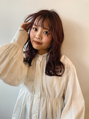 レイヤーロング/ラベンダーベージュ