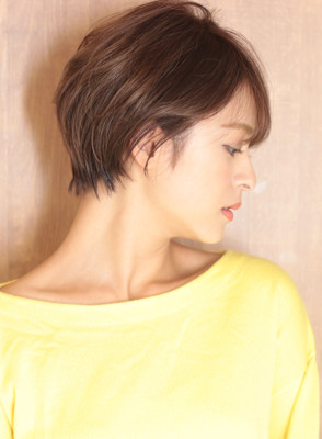 40代50代小顔前髪イメチェンアンブレラカラーショート