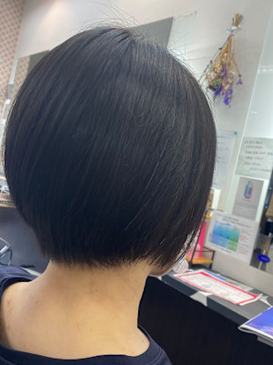 直毛×ショート