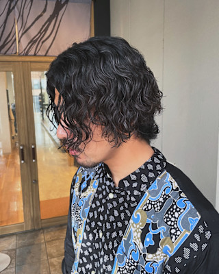 スパイラルパーマ